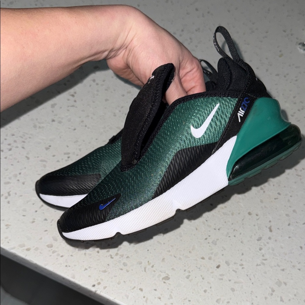Nike Air Max 270 Slip-On Sneakers - Green & Black - Picture 8 of 8